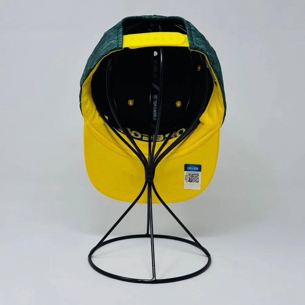 Top of the World Hat Youth OS Green Oregon Ducks Snapback Flat Brim PN60144 Cap